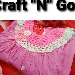 Hand Crafted Toddler girl Dress